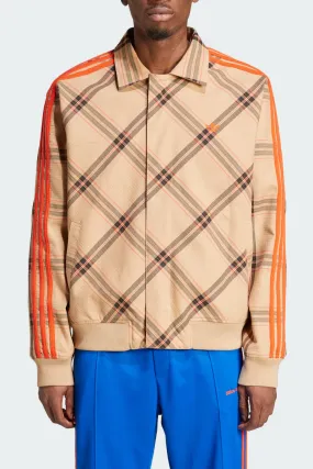 adidas x Wales Bonner Reversible Mac Jacket - Beige  / Check Jacq