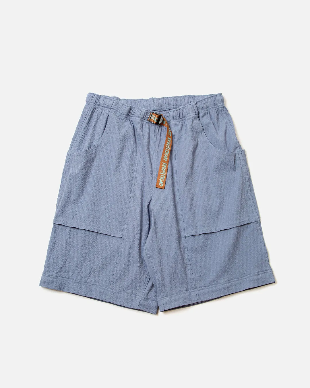 Alpinist Seersucker Convertible Pant - Slate Blue