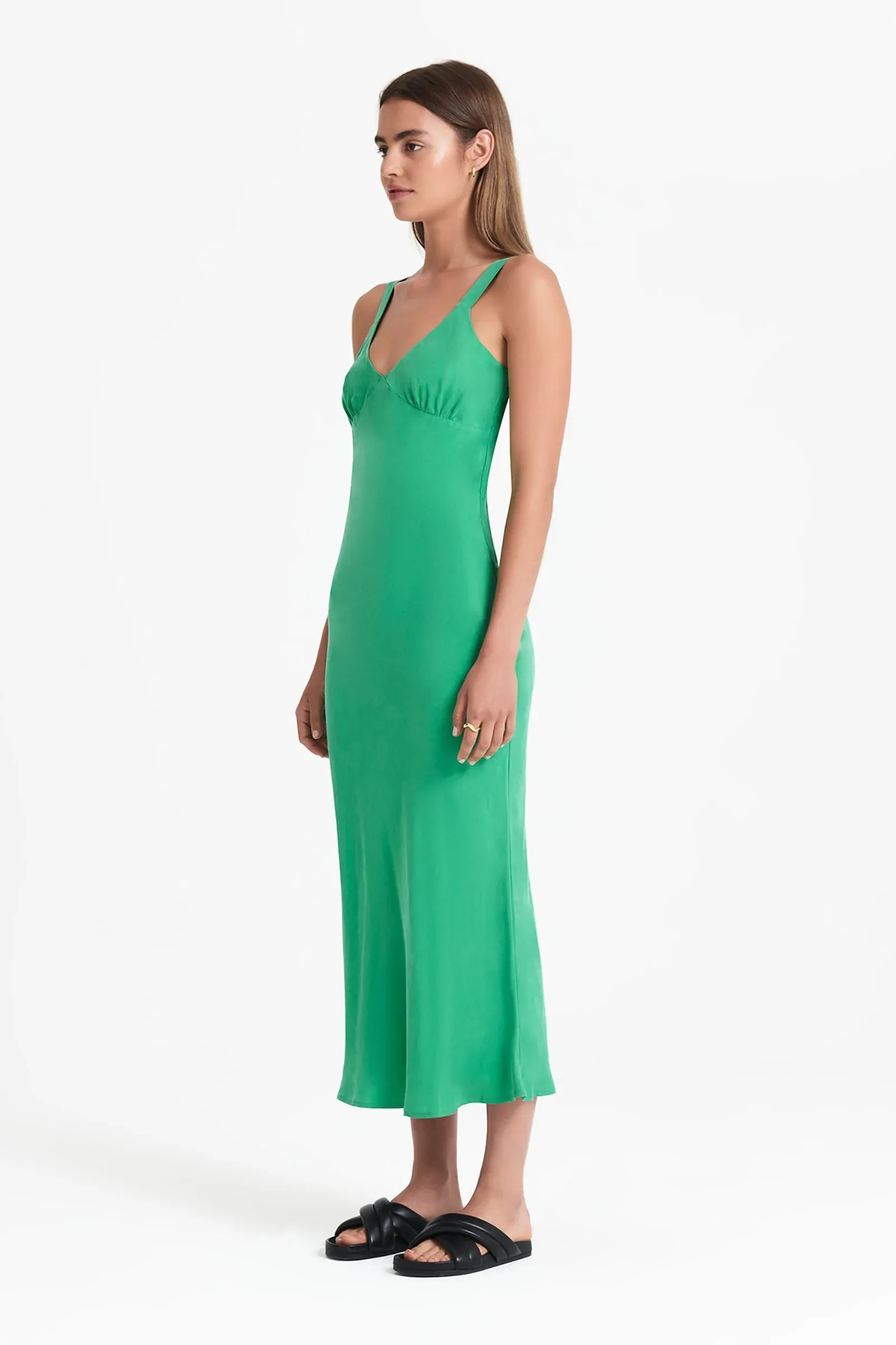 Arianne Slip Dress Jade