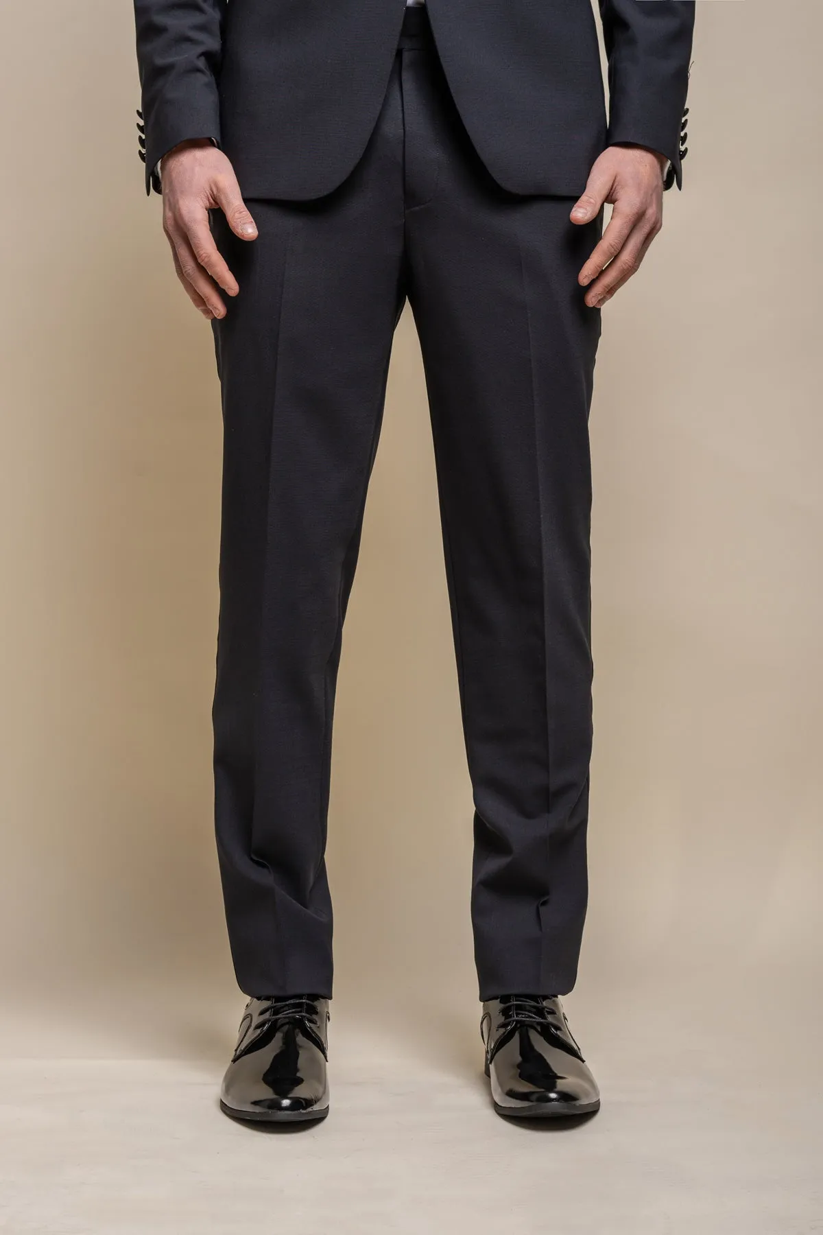 Aspen Midnight Navy Tuxedo Trousers