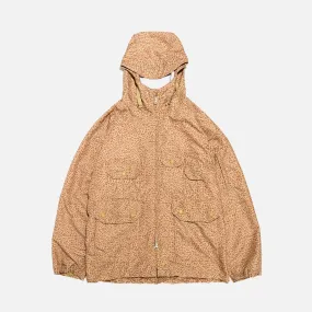 Atlantic Parka - Brown Poly Fiber Leopard Print