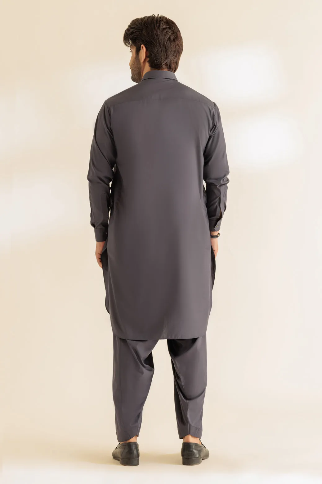 B-SAND-BLENDED-SHALWAR SUIT - (GSSR24-010)