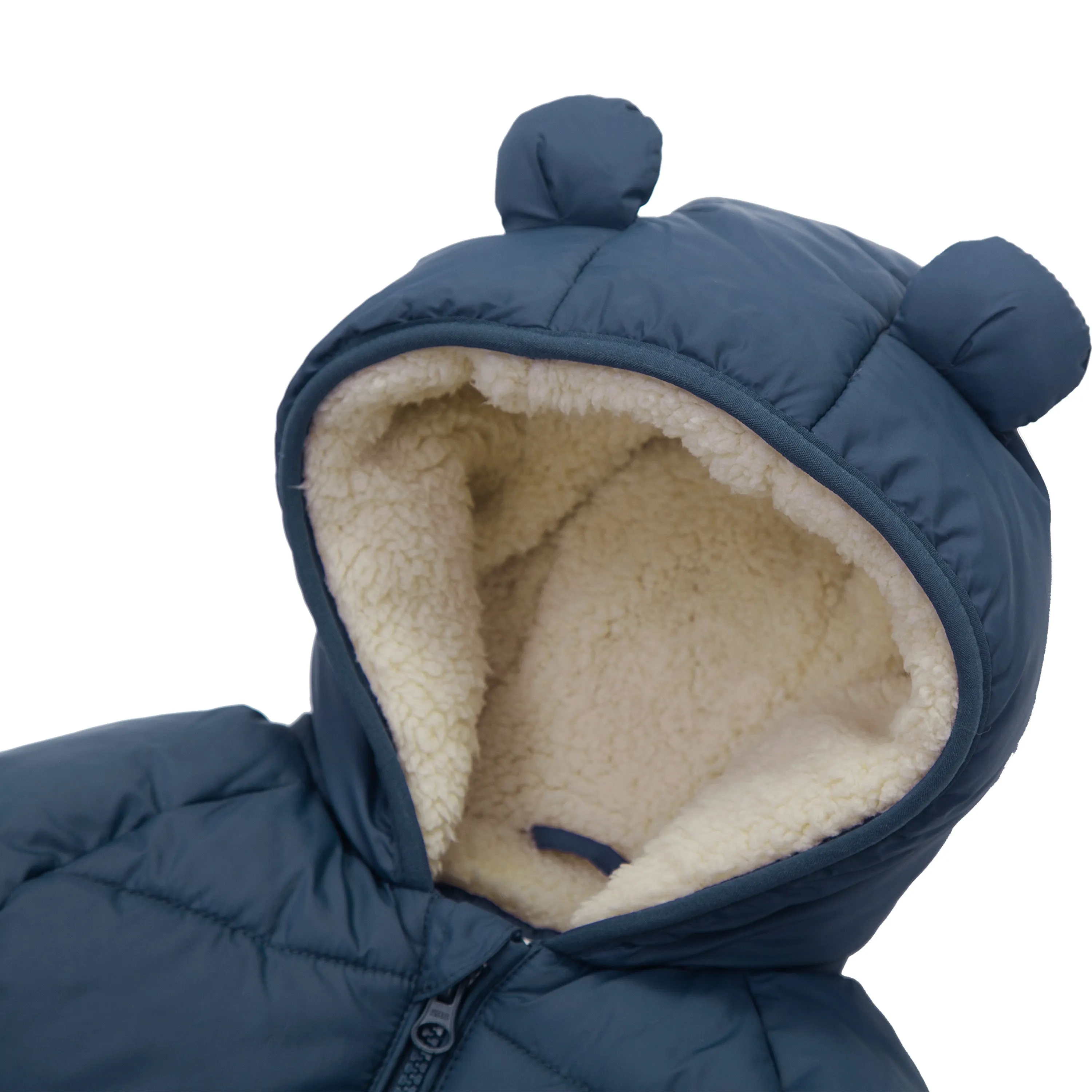 Baby Boys' Water-Resistant Sherpa Fleece Lined Puffer Jacket Winter Coat for Newborn Infants Toddler