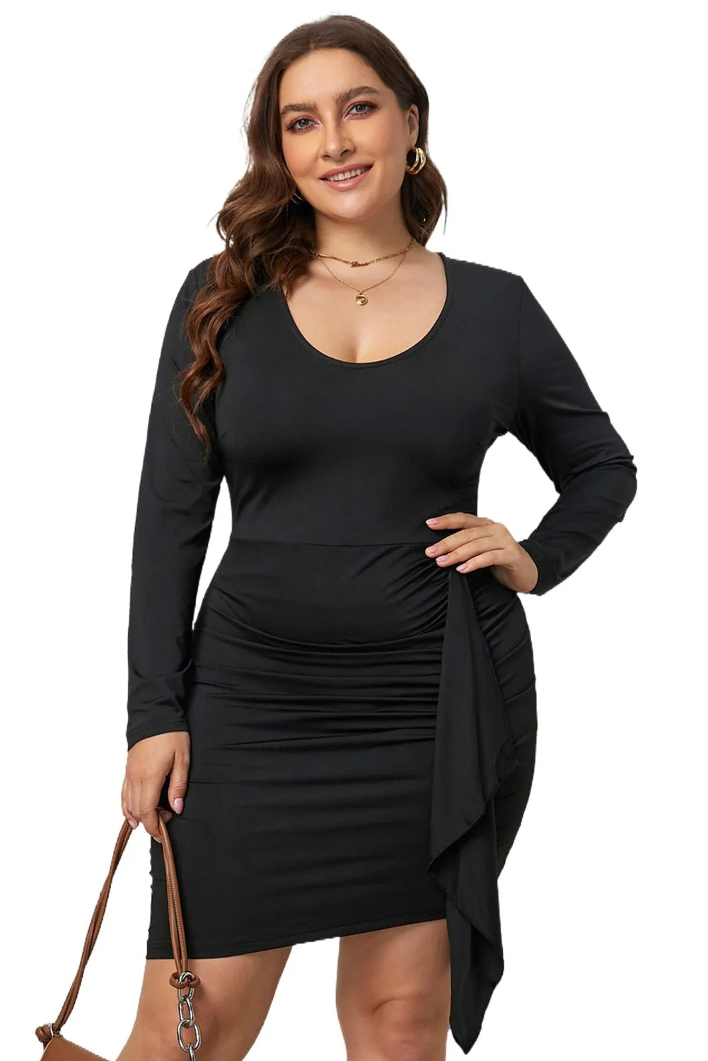 Black Bodycon Plus Size Dress