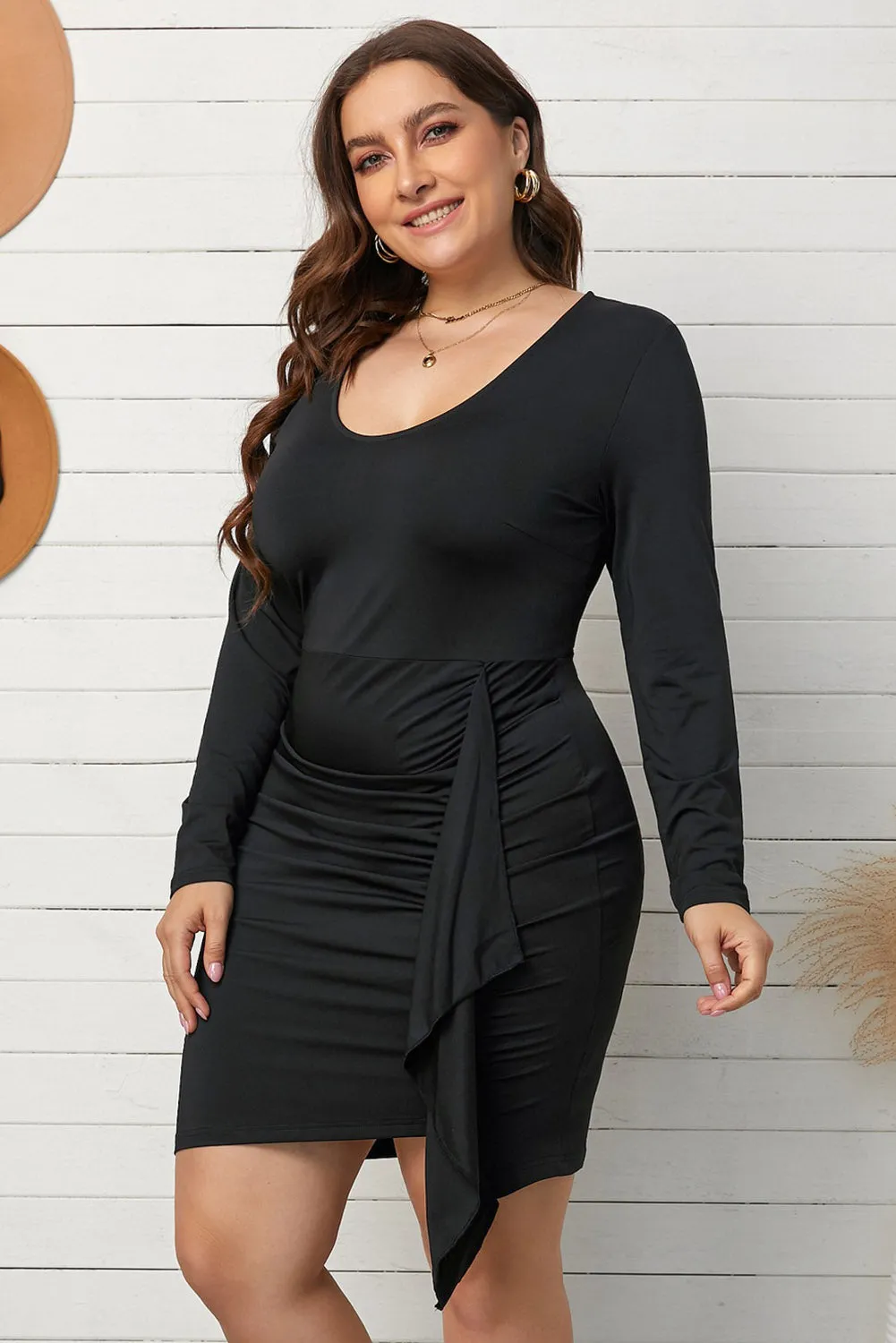 Black Bodycon Plus Size Dress