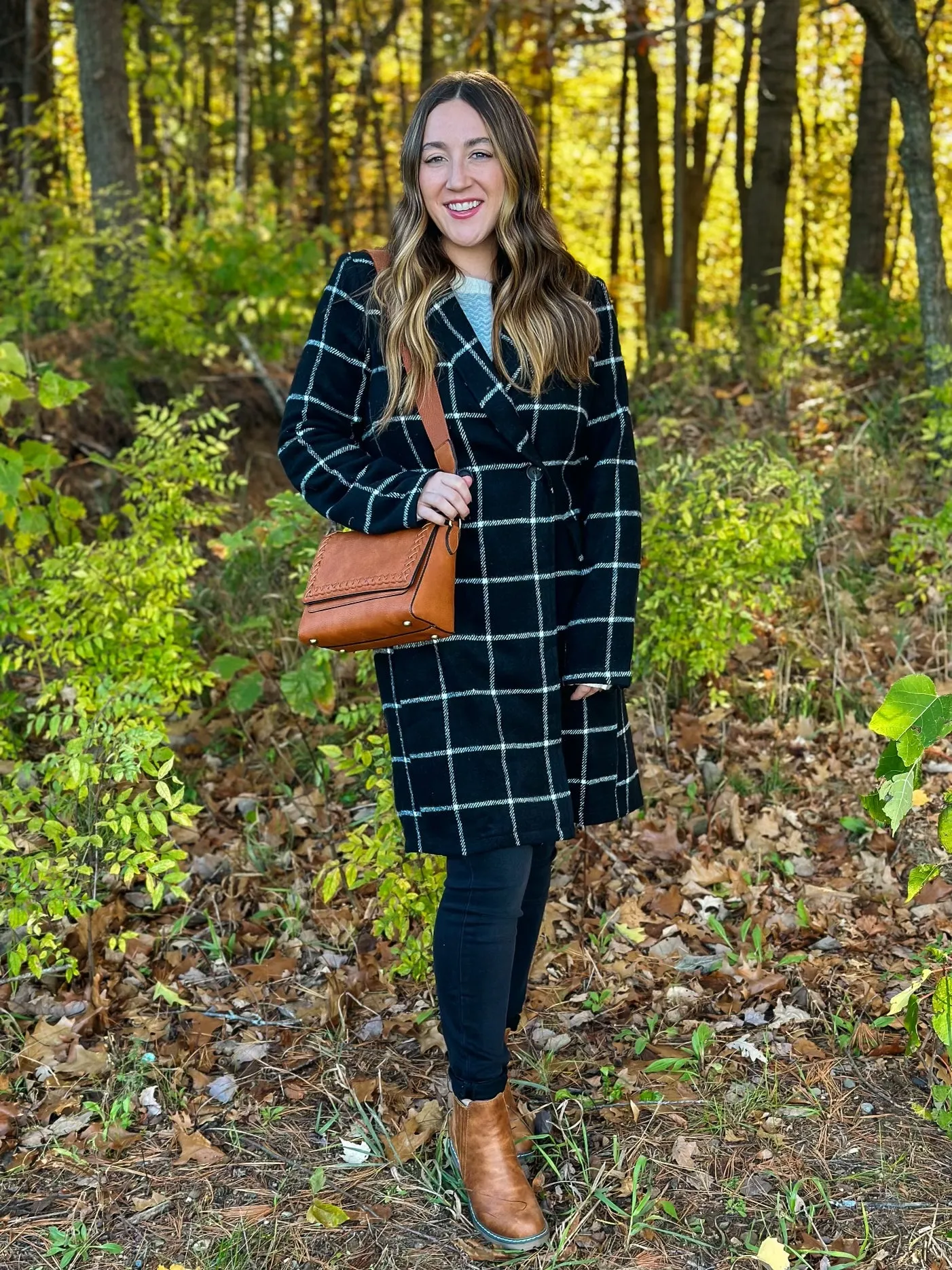 Black Plaid Jacket