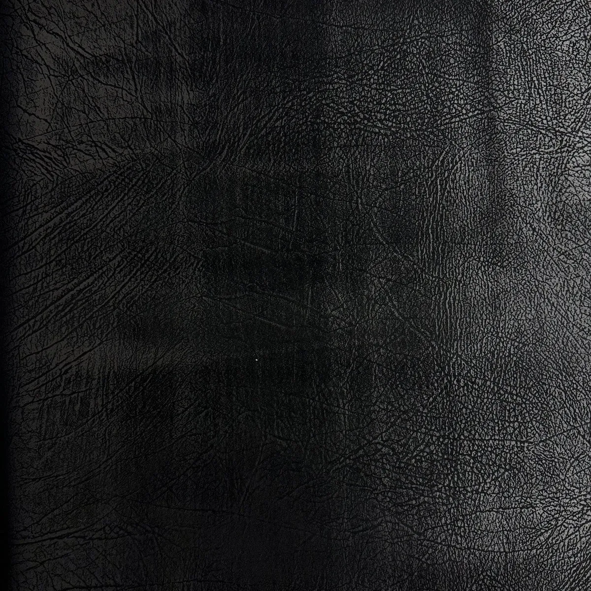 Black Vintage Distressed Faux Leather Suede Vinyl Fabric