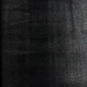 Black Vintage Distressed Faux Leather Suede Vinyl Fabric