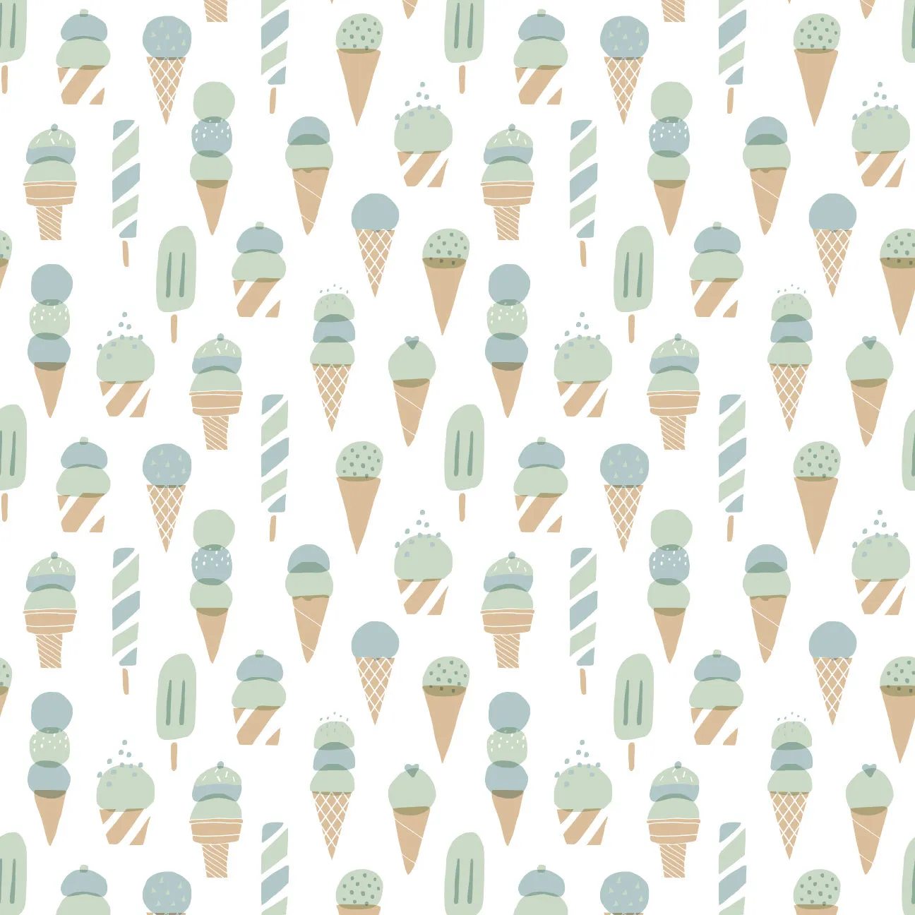 Bloomers - Ice Cream Mint & Blue