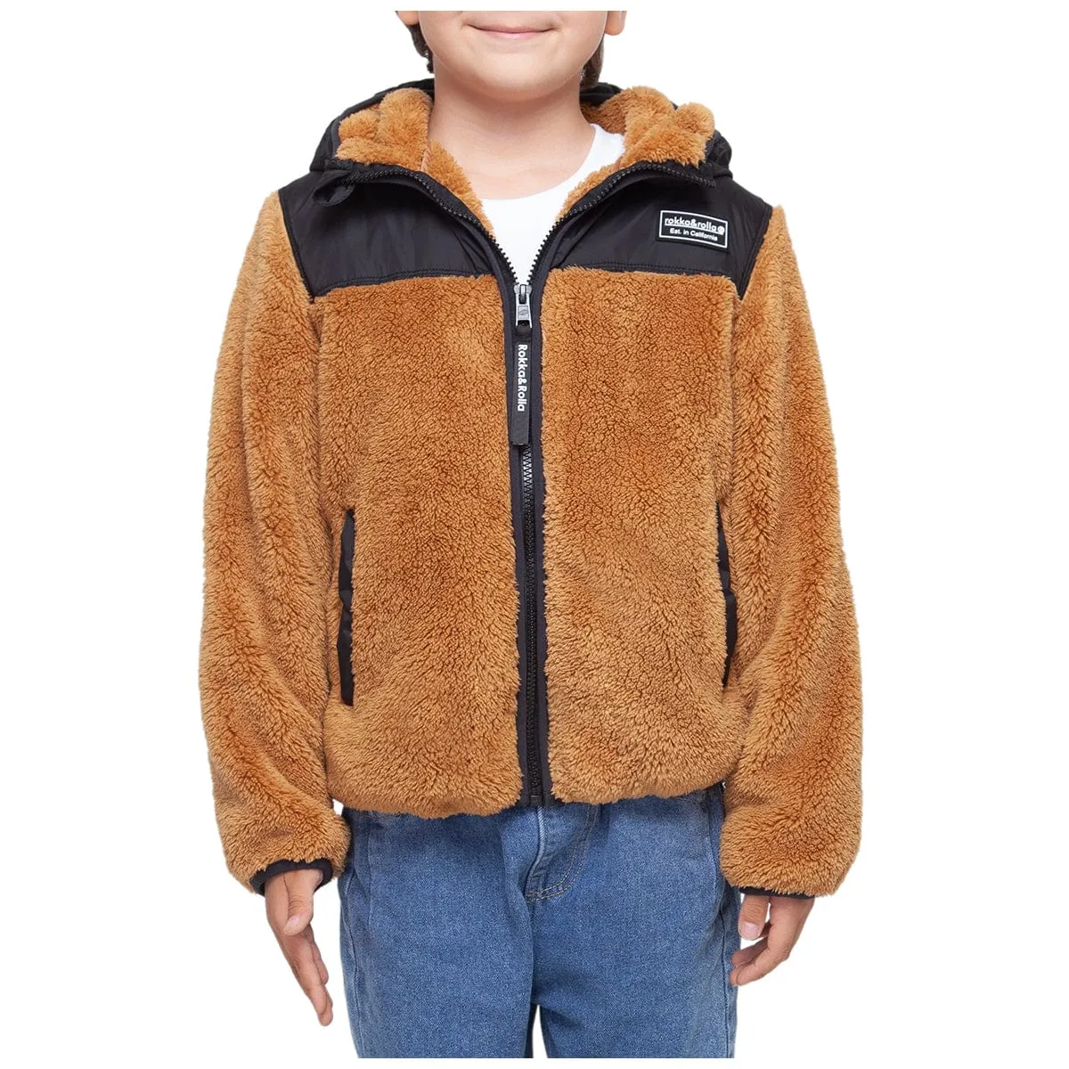 Boys' Sherpa Fleece Lined Jacket