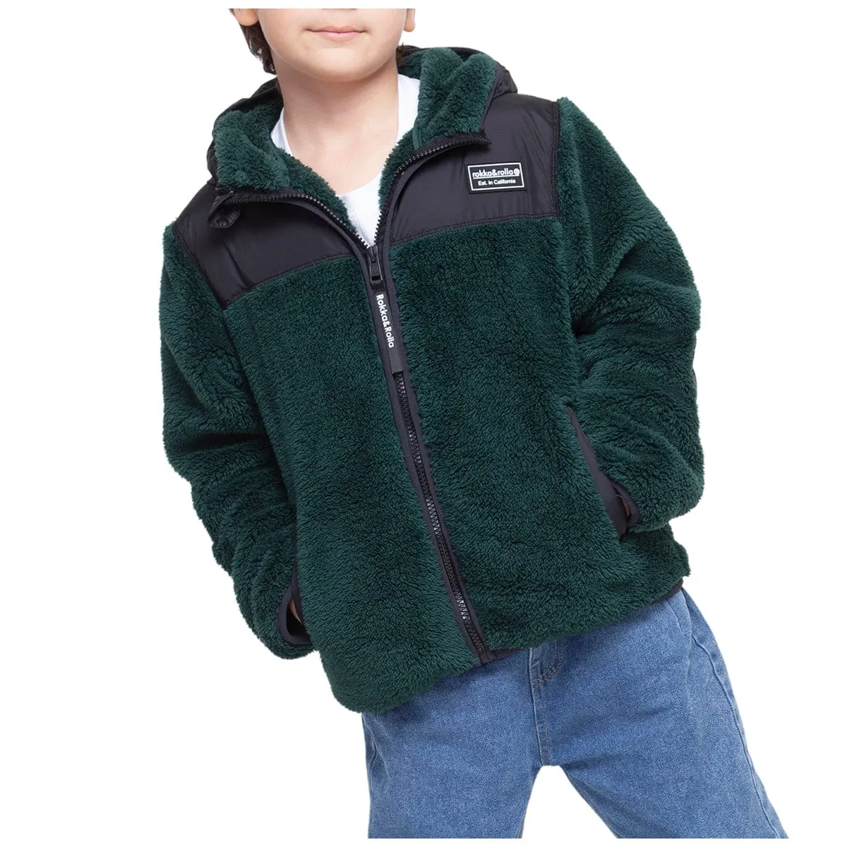 Boys' Sherpa Fleece Lined Jacket