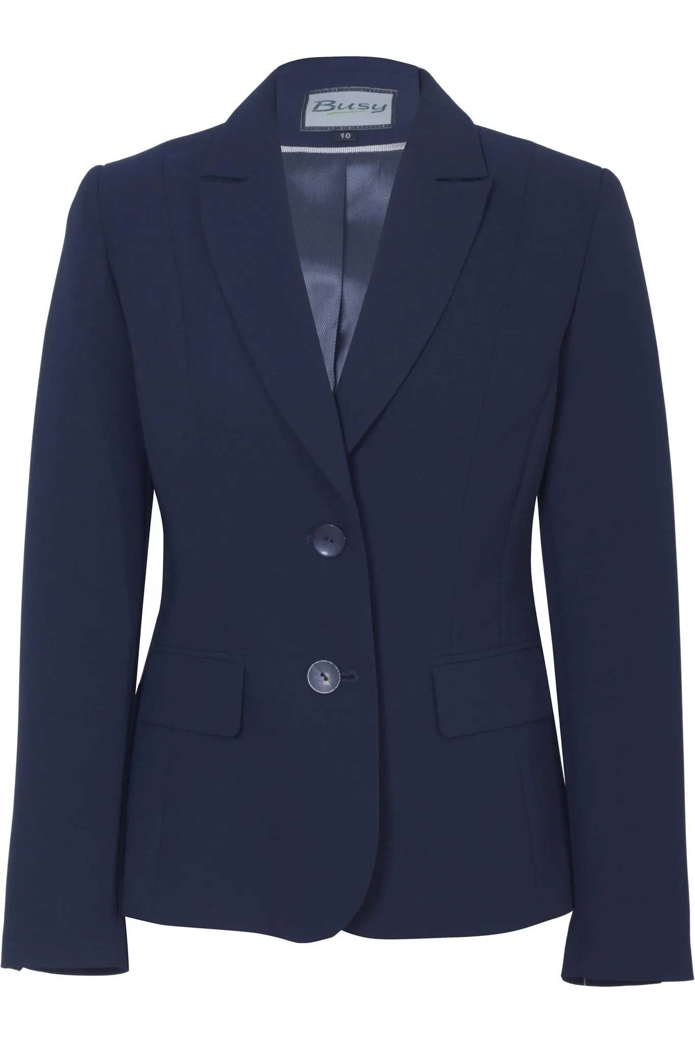 Busy Clothing Womens Navy Suit Jacket