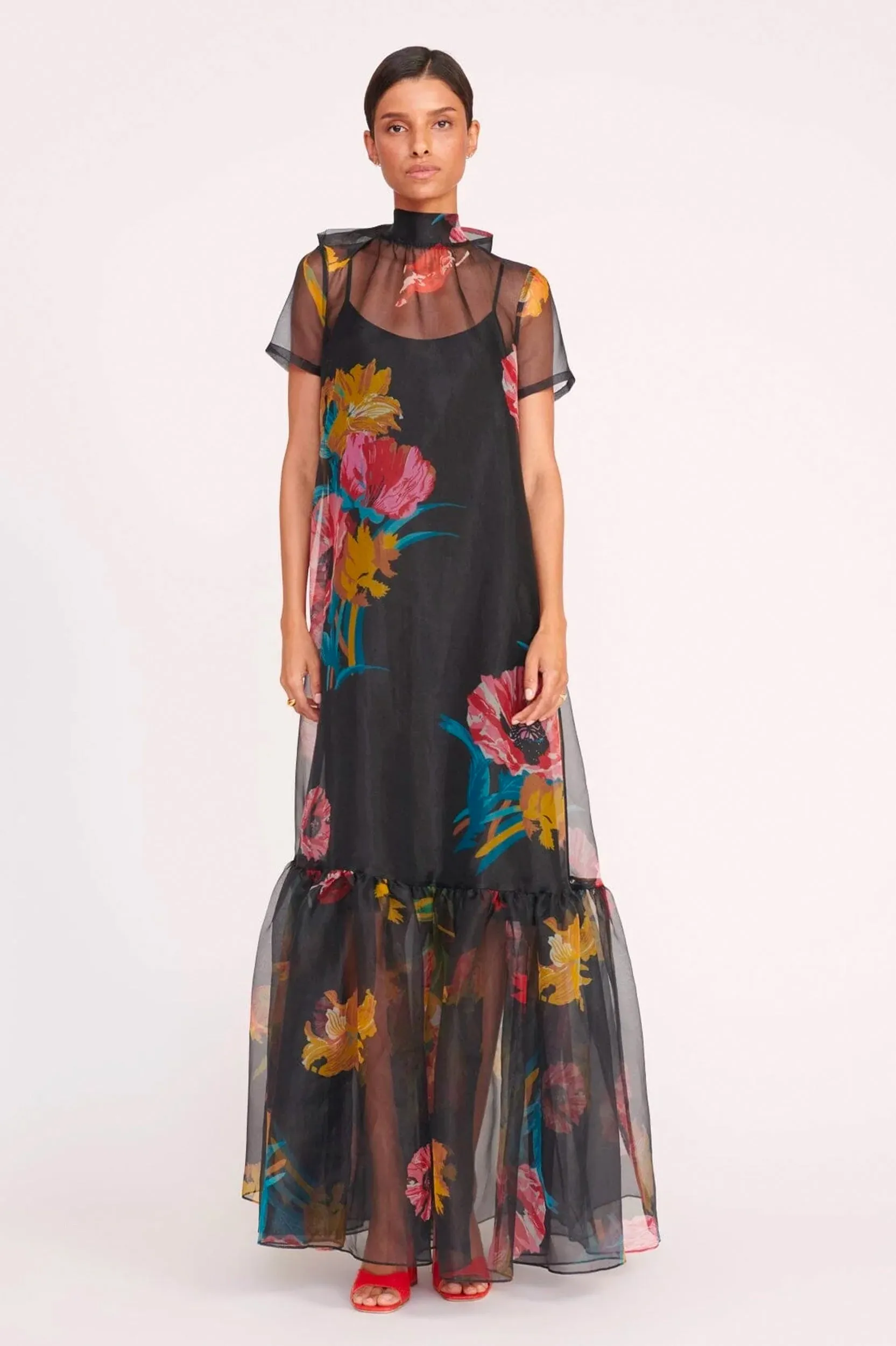 Calluna Dress in First Bloom Night