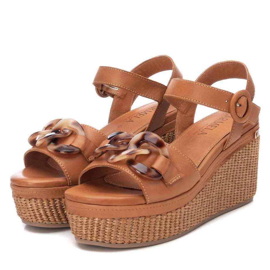 Carmela tan wedge 160725