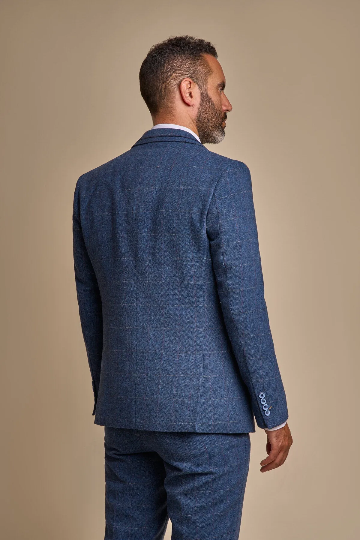 Carnegi Navy Tweed Jacket