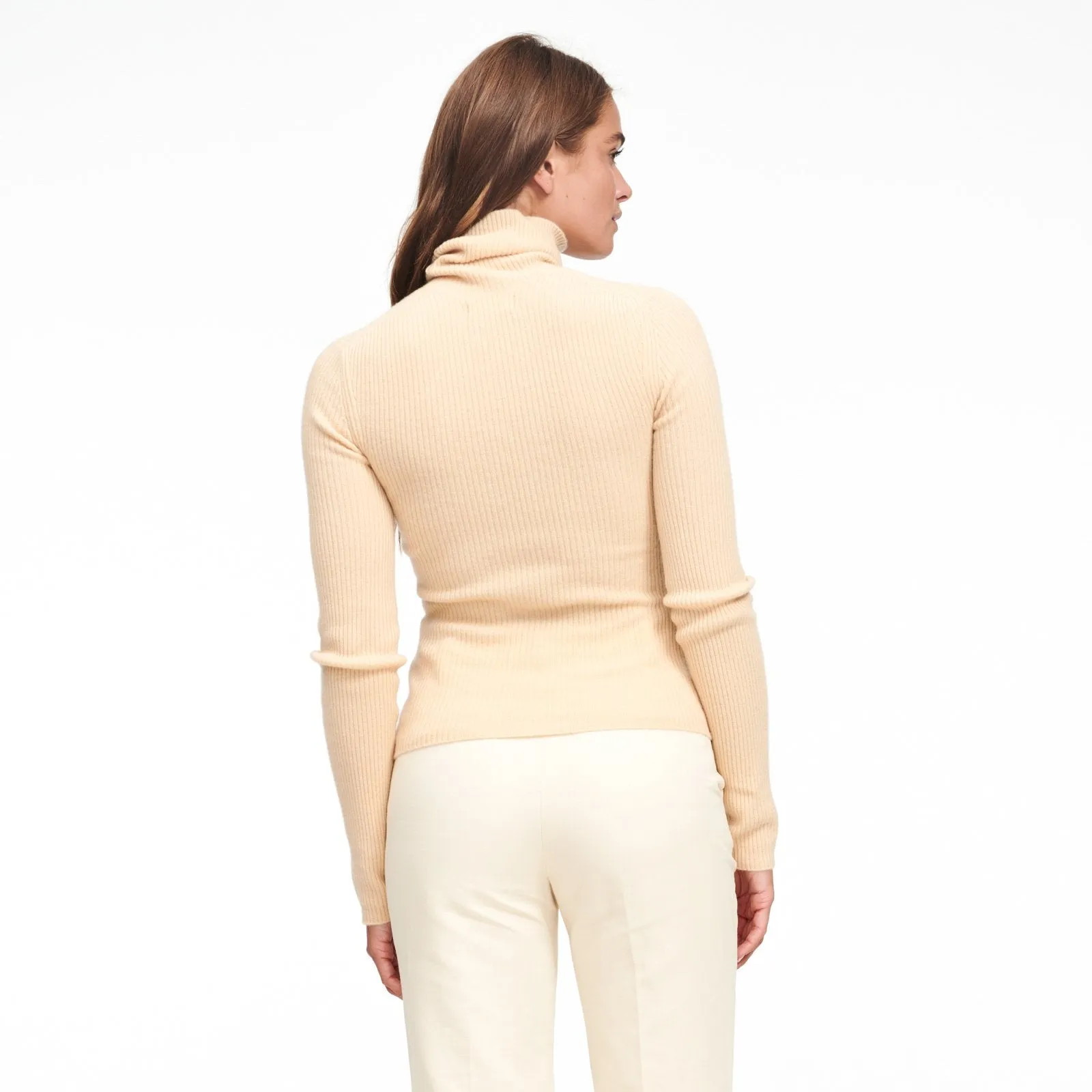 Cashmere Ribbed Turtleneck