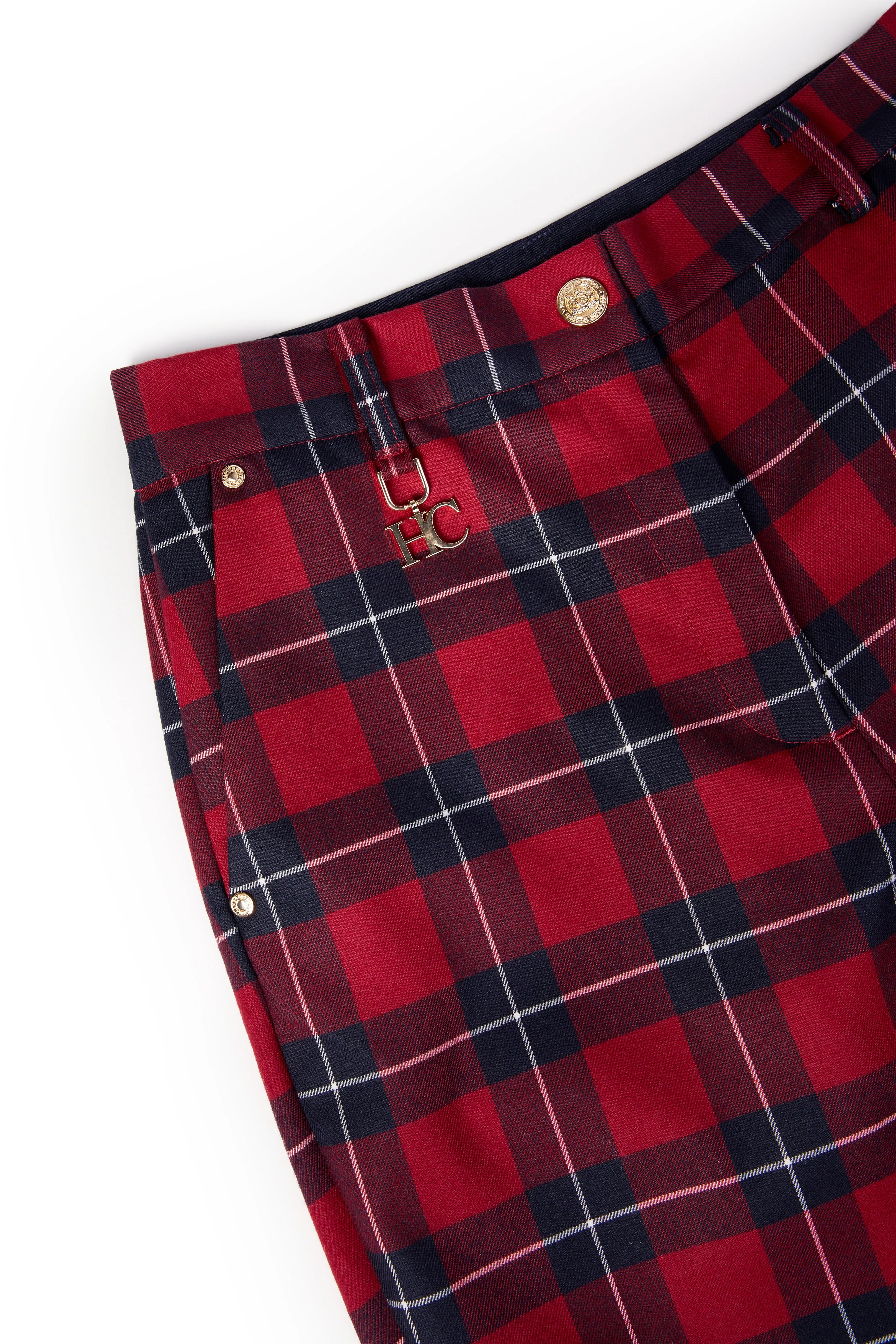 Charlton Trousers (Red Tartan)