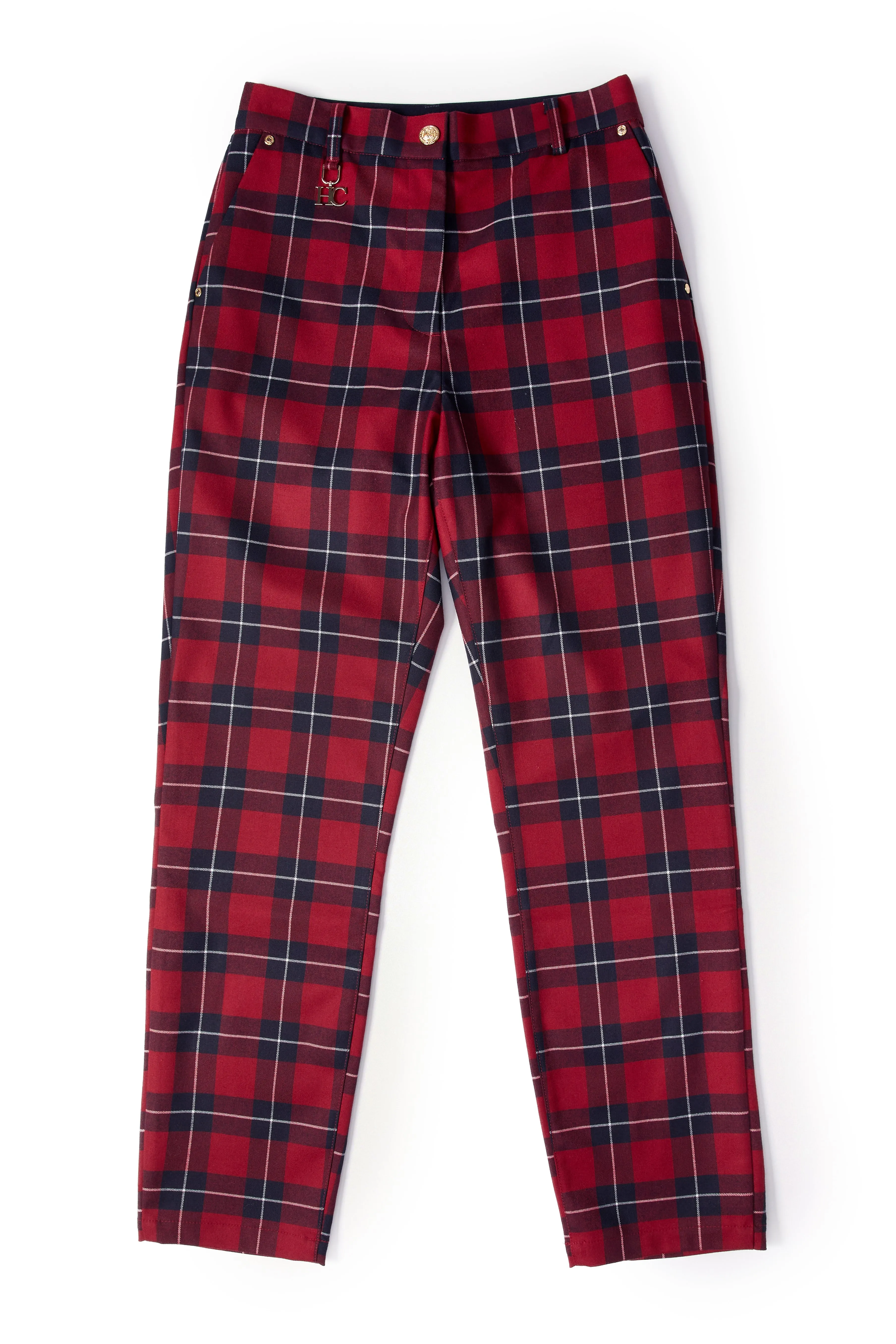 Charlton Trousers (Red Tartan)