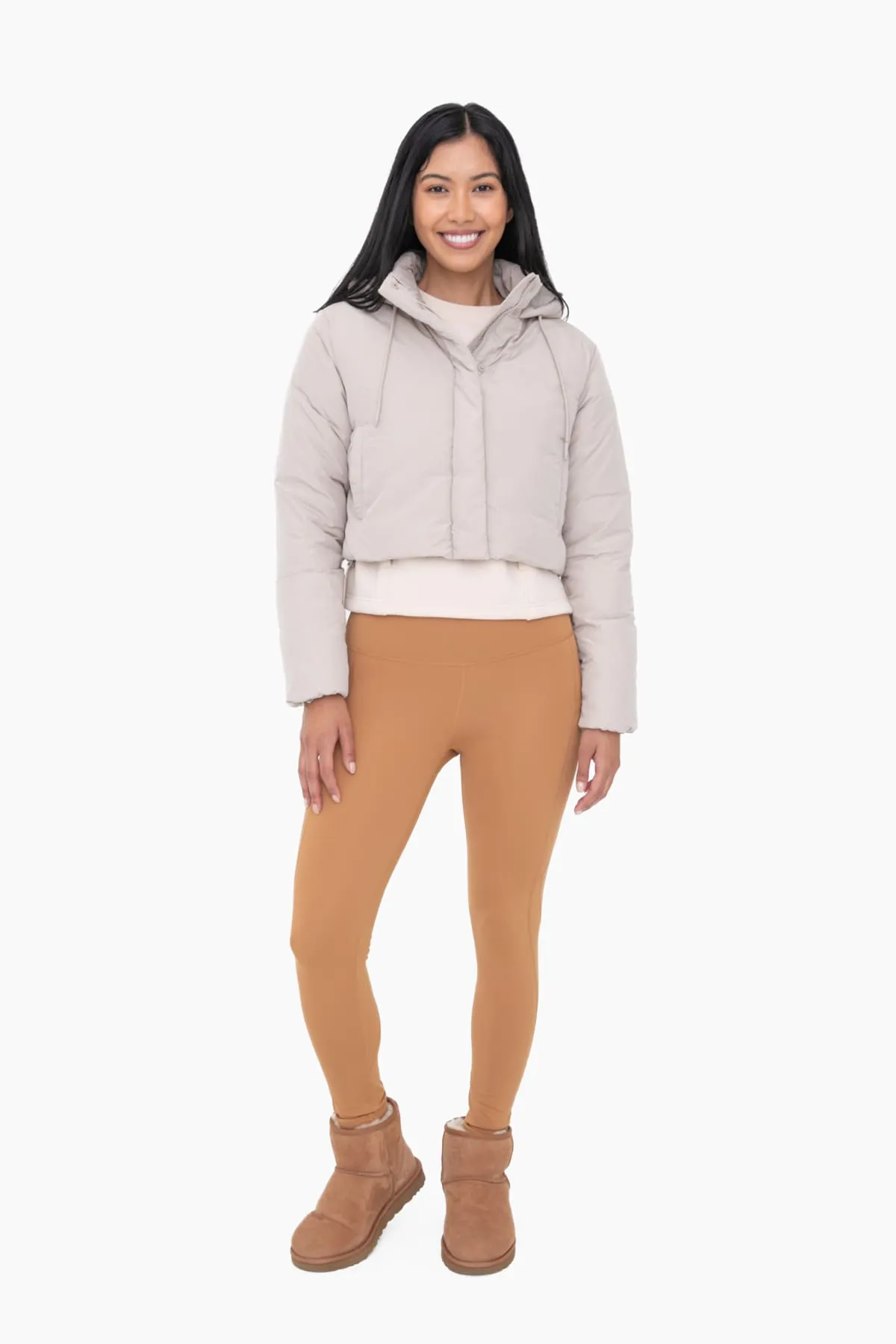 Chill Out Cropped Puffer Jacket