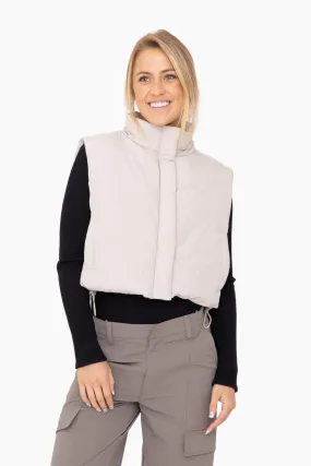 Chill Out Cropped Puffer Vest