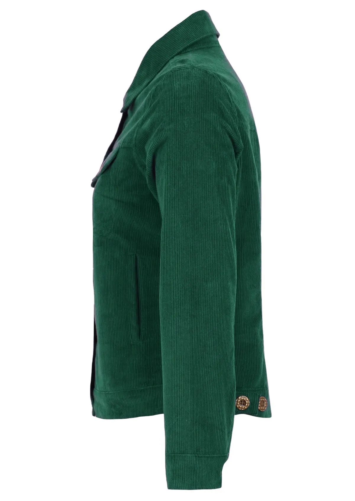 Corduroy Jacket Hunter Green