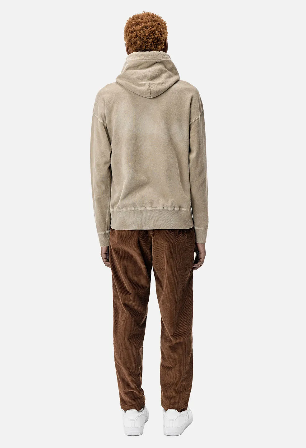 Corduroy Wide Tuck Pants / Brown