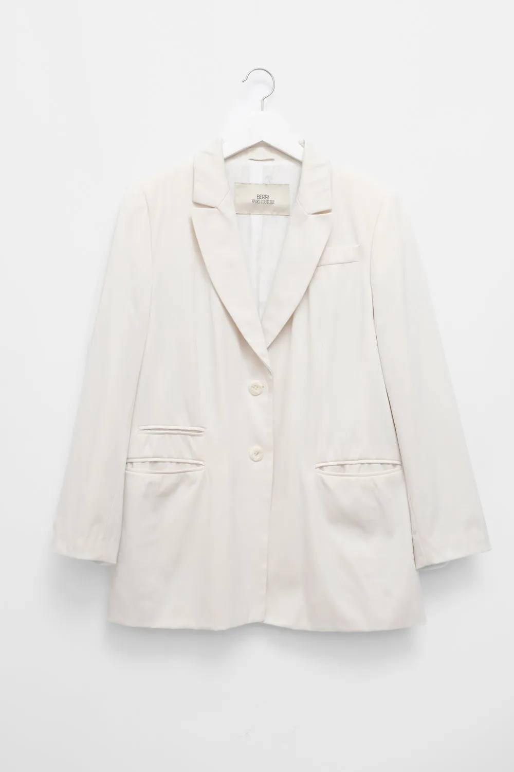 CREAM VINTAGE OVERSIZE BLAZER