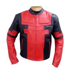 Deadpool Red and Black Cosplay Jacket