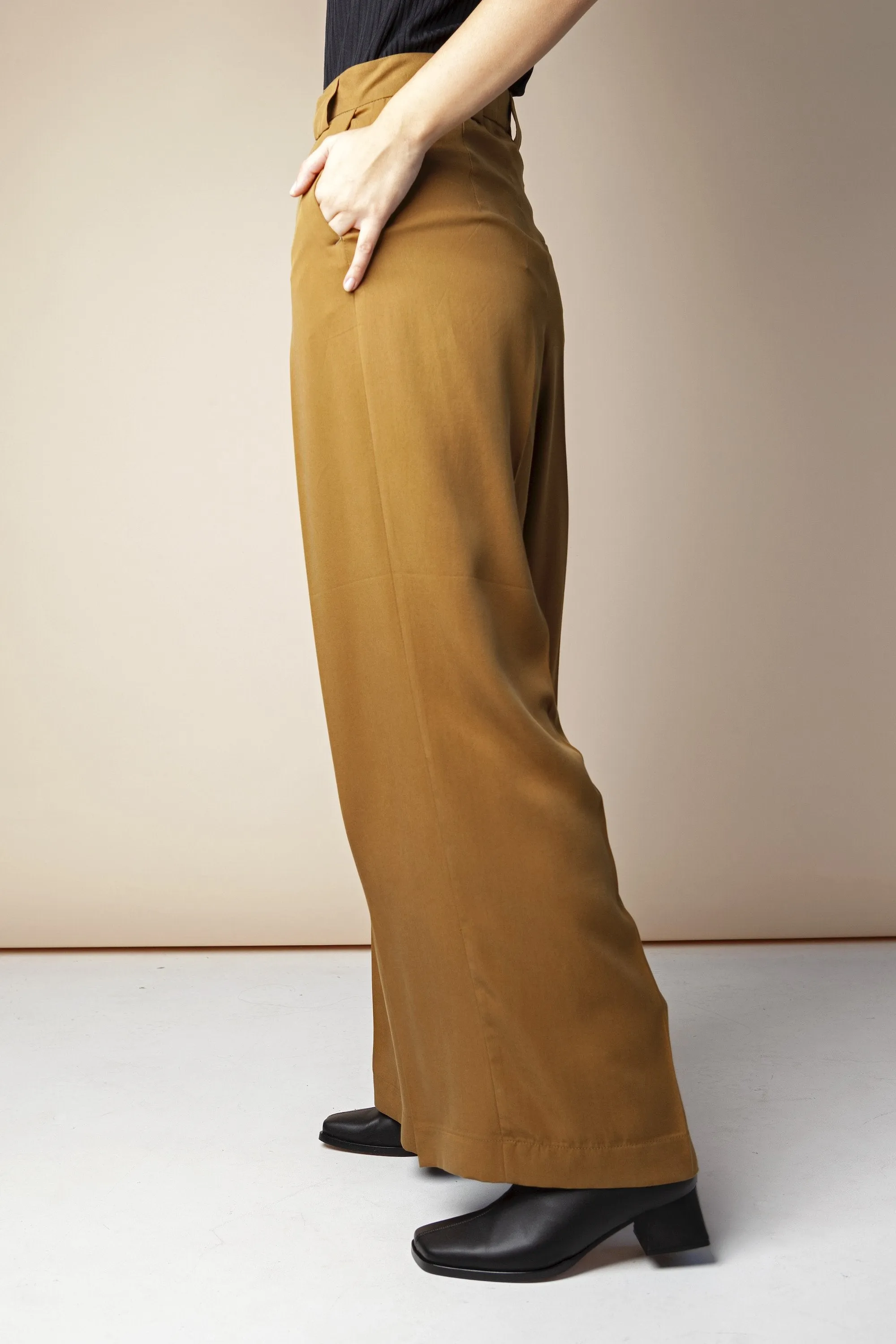 dido trousers golden olive