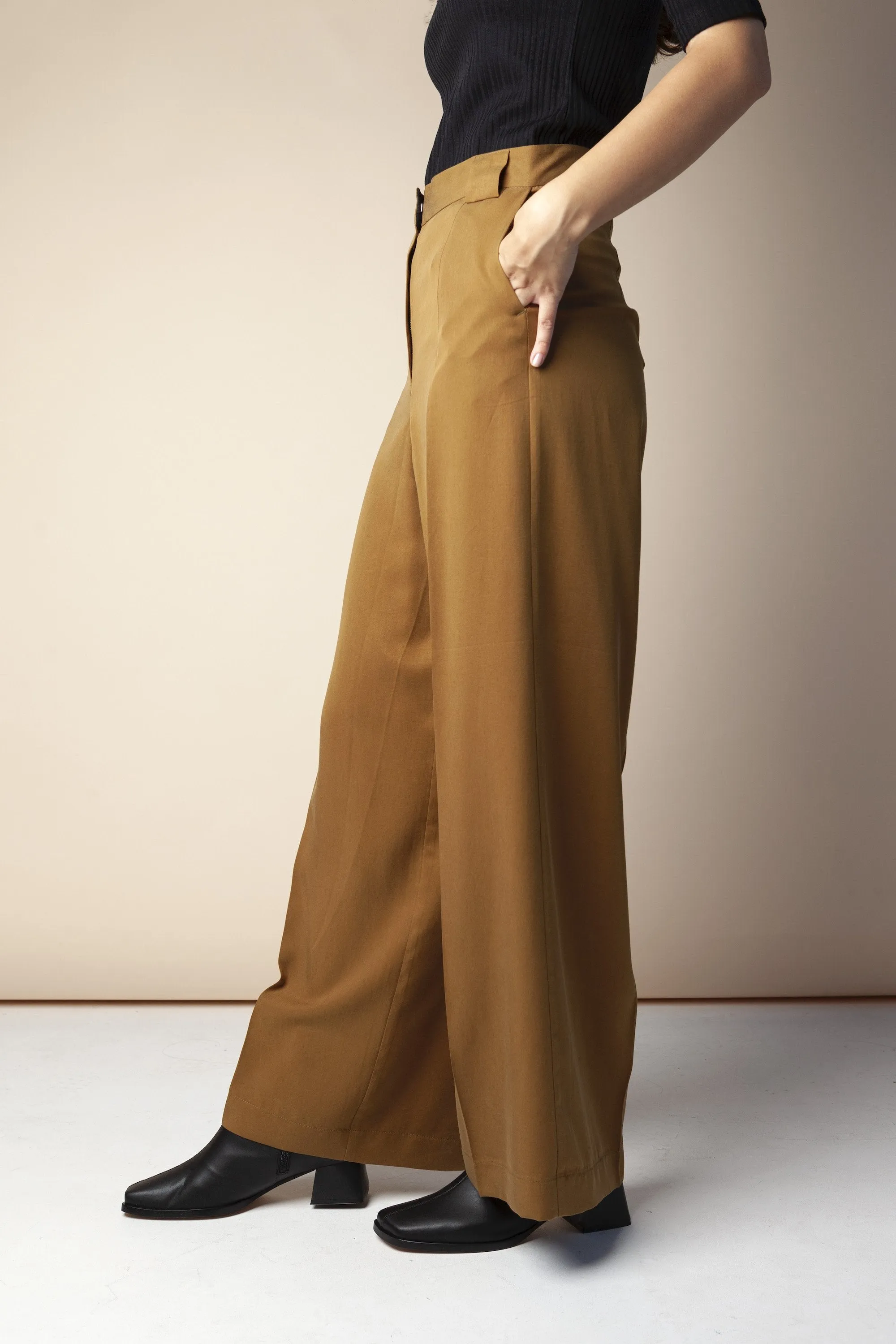 dido trousers golden olive