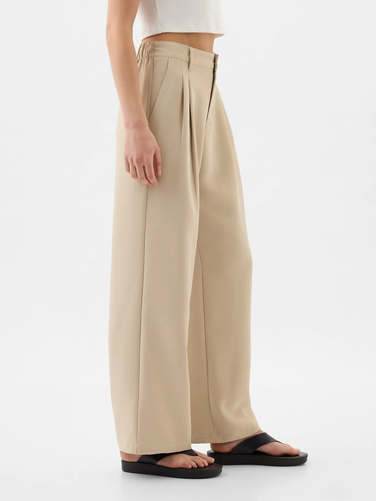 Easy Crepe Trousers