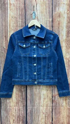 Emer - Dark Denim Stretch Jacket