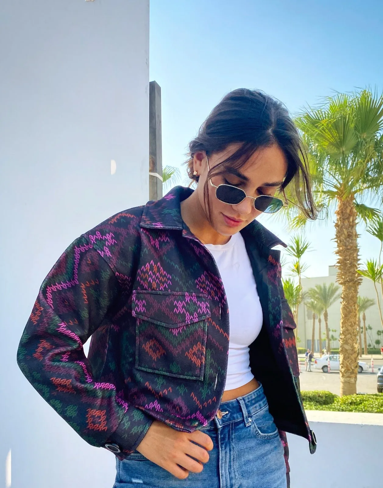 Ethnic Bomber Jacket