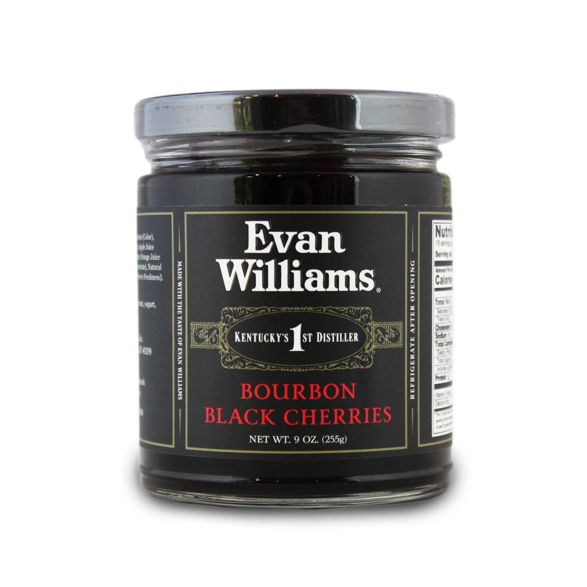 Evan Williams Black Cocktail Cherries