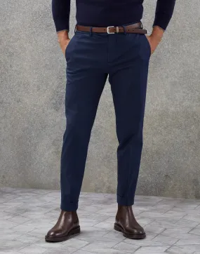 Gabardine Chino Trousers | Navy