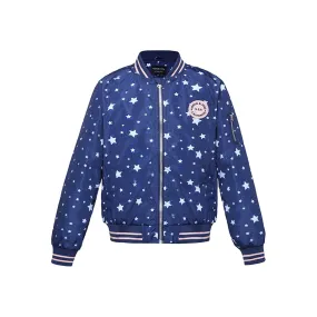 Girls' Lightweight Varsity Bomber Flight Jacket