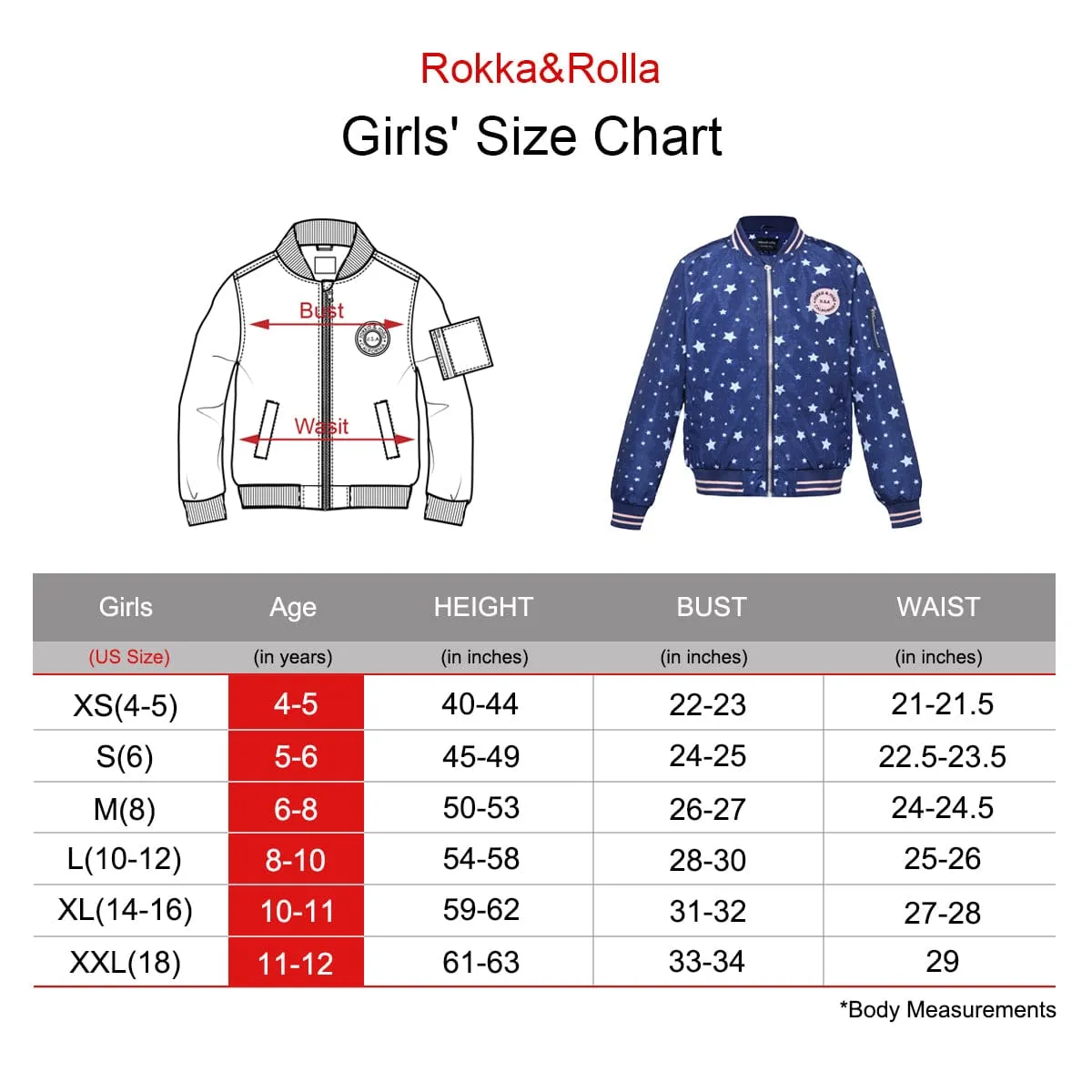 Girls' Lightweight Varsity Bomber Flight Jacket