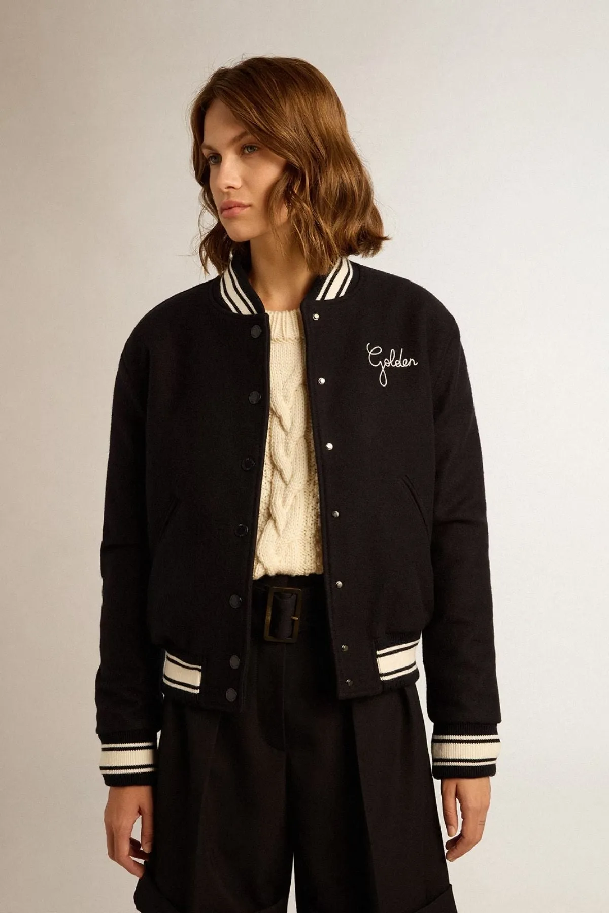 Golden Goose Bomber Jacket - Dark Blue