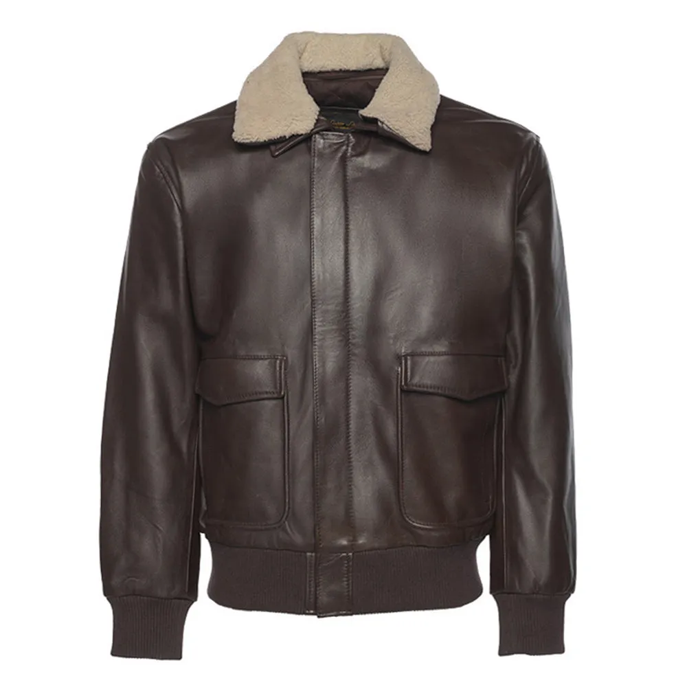 Henri Brown A2 bomber jacket