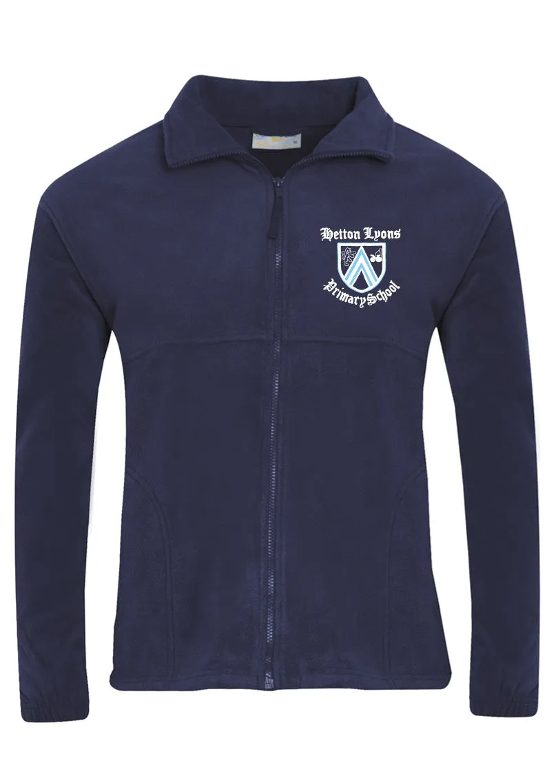 Hetton Lyons Primary School Navy Fleece Jacket