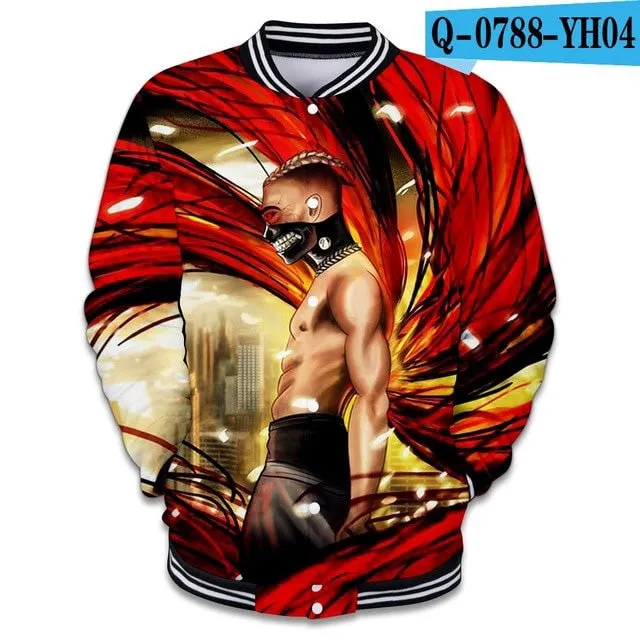 Hit hop 3d Xxxtentacion baseball Jacket men women Rapper Fans Sweatshirt fashion jackets men Streetwear Neutral jacke