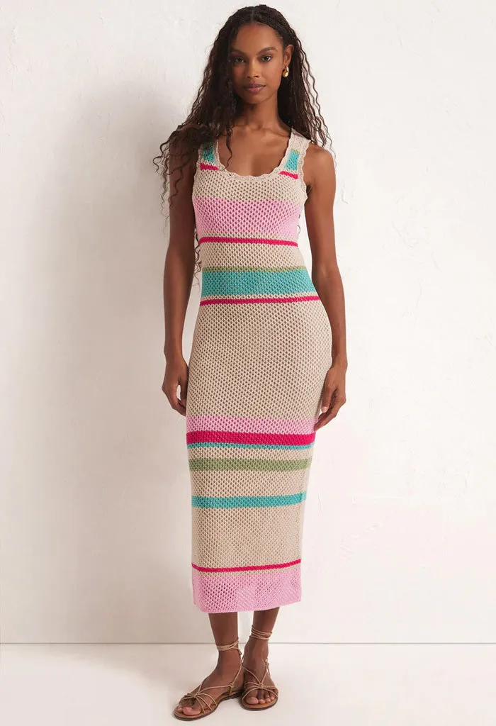 Ibiza Stripe Sweater Dress