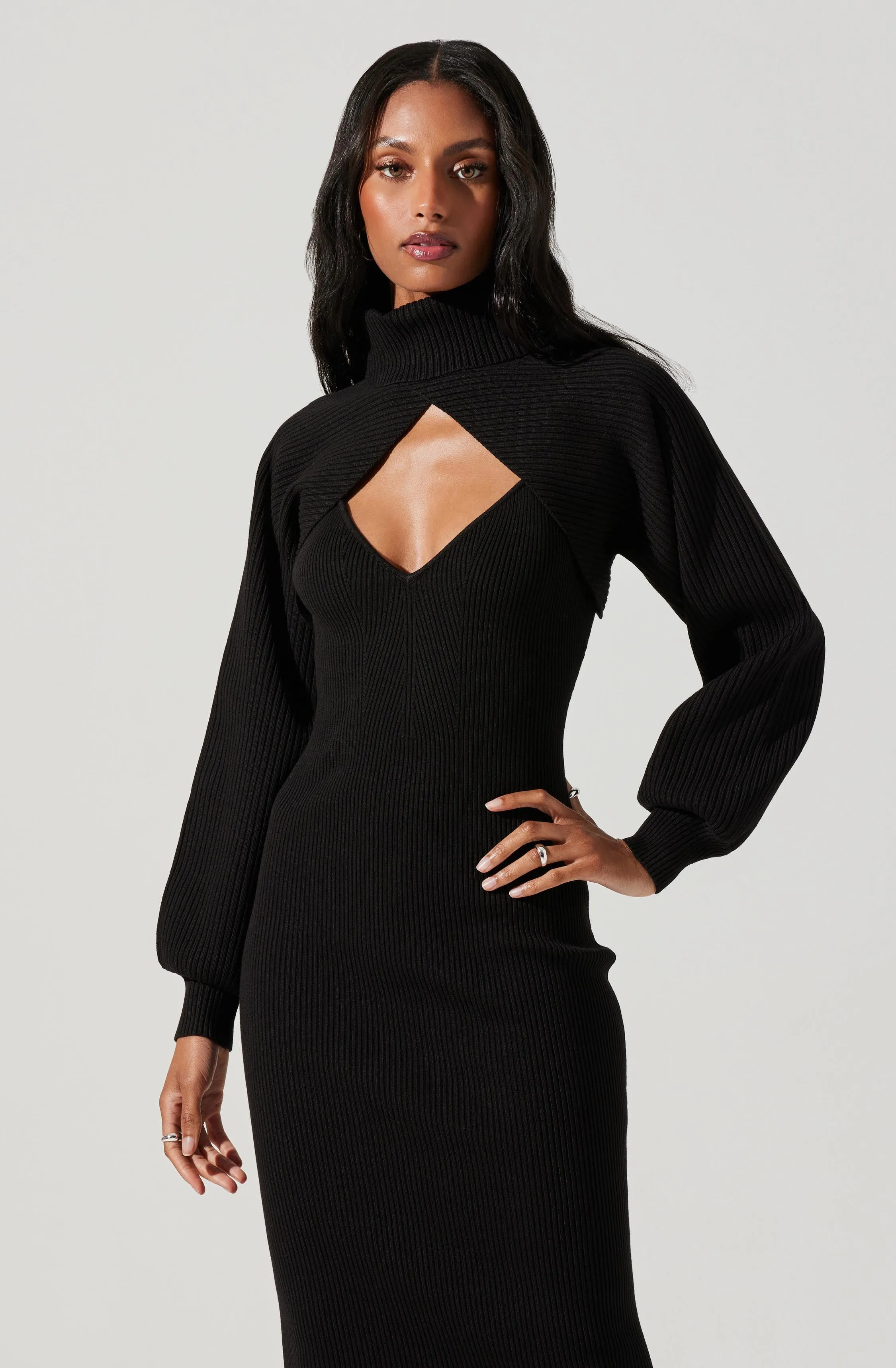 Jodie Bolero Midi Sweater Dress