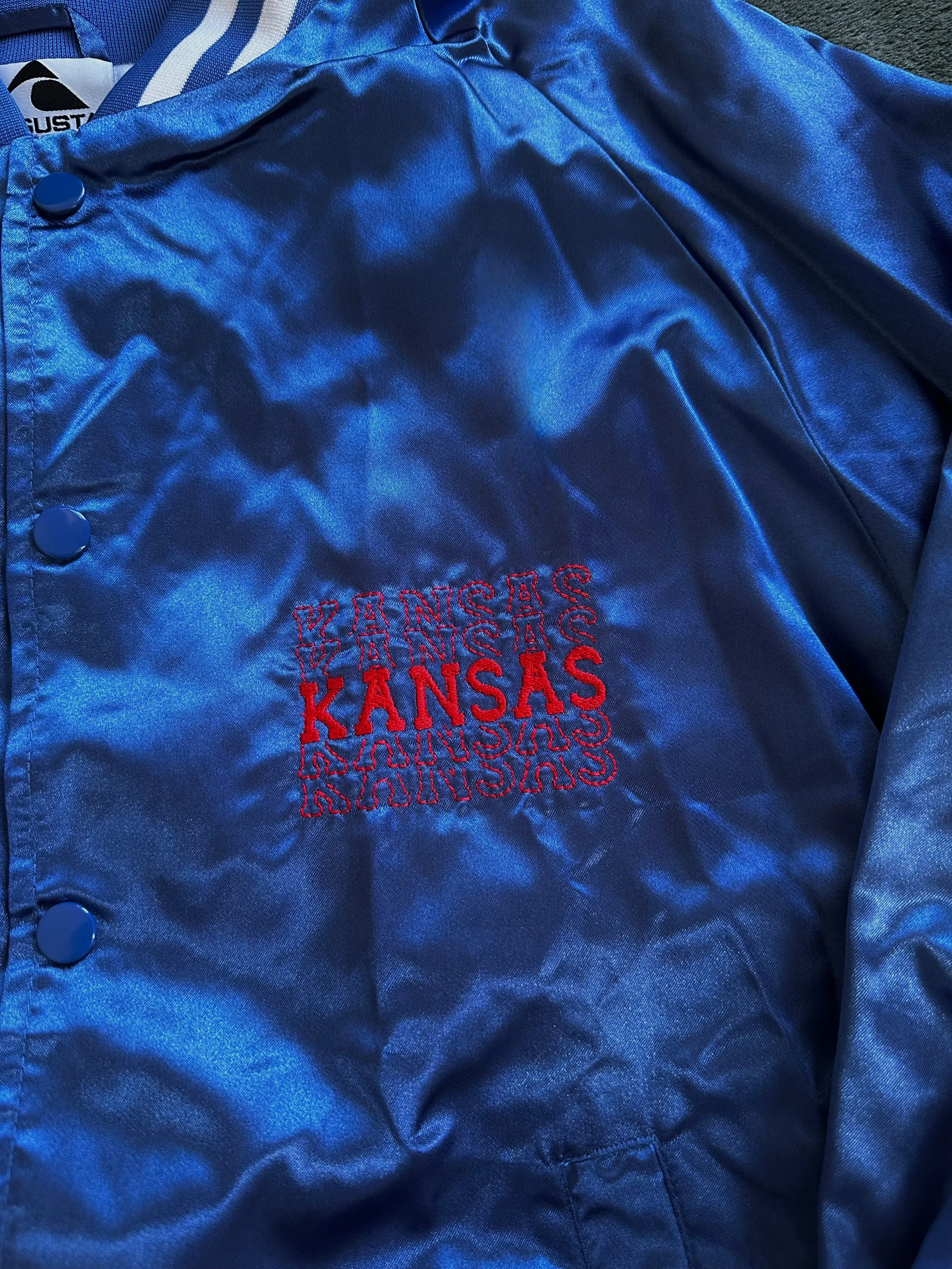 Kansas Satin Bomber Jacket