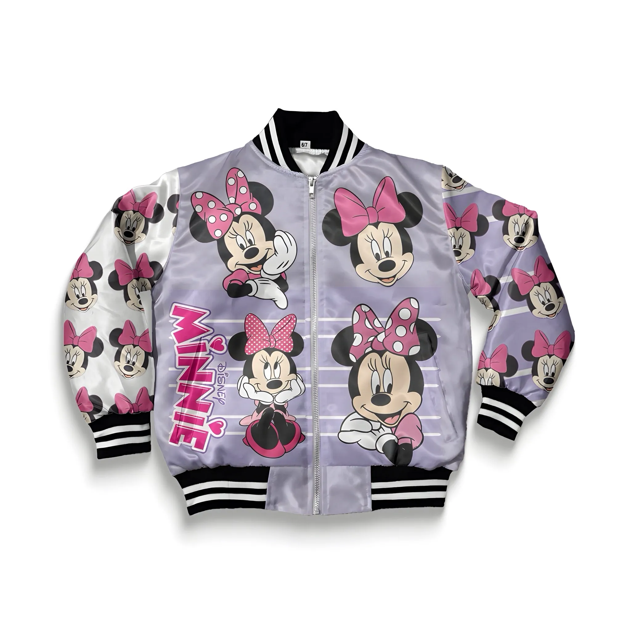 Kids Minnie purp Bomber