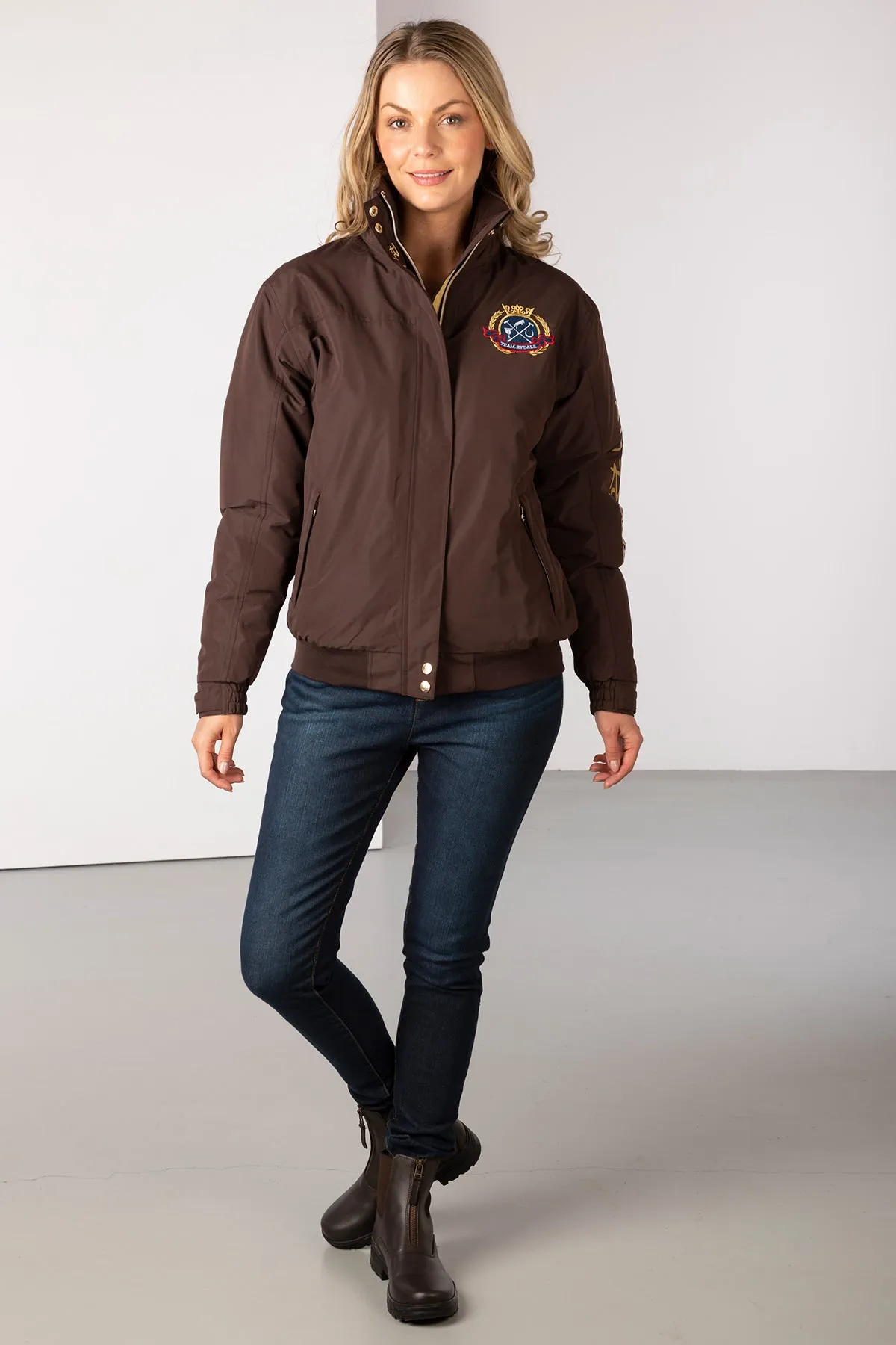 Ladies Emblem Bomber Jacket - Ripon