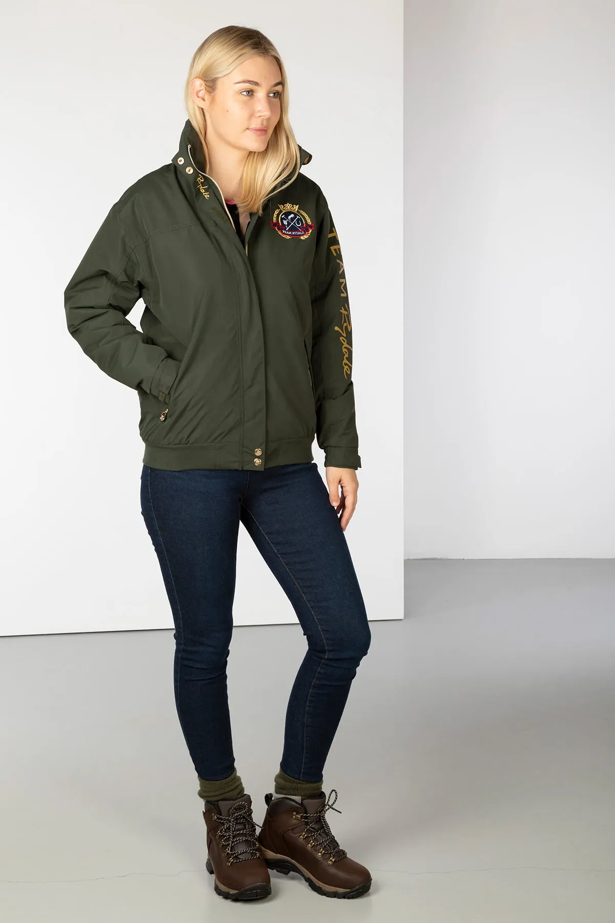 Ladies Emblem Bomber Jacket - Ripon