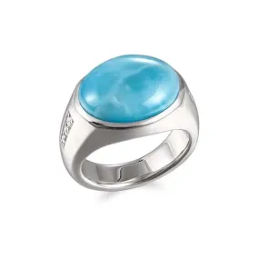 Larimar Tidepool Cocktail Ring