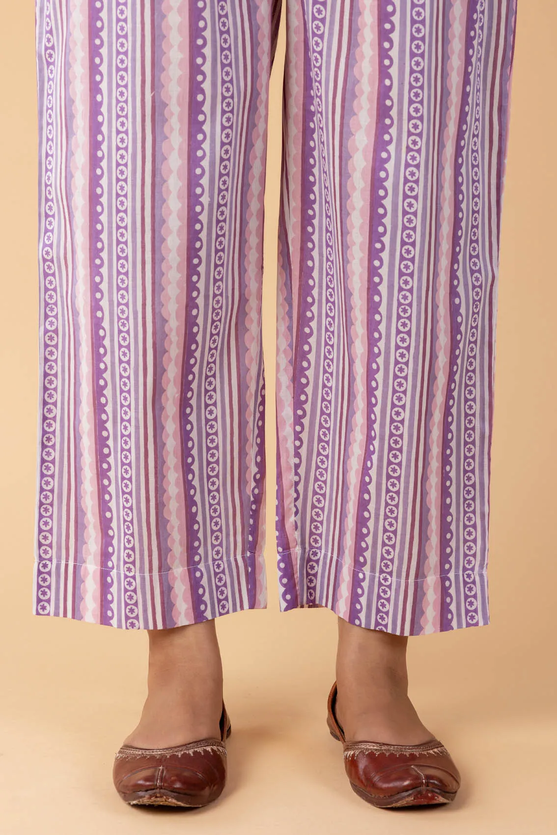 Lavender Border Trousers