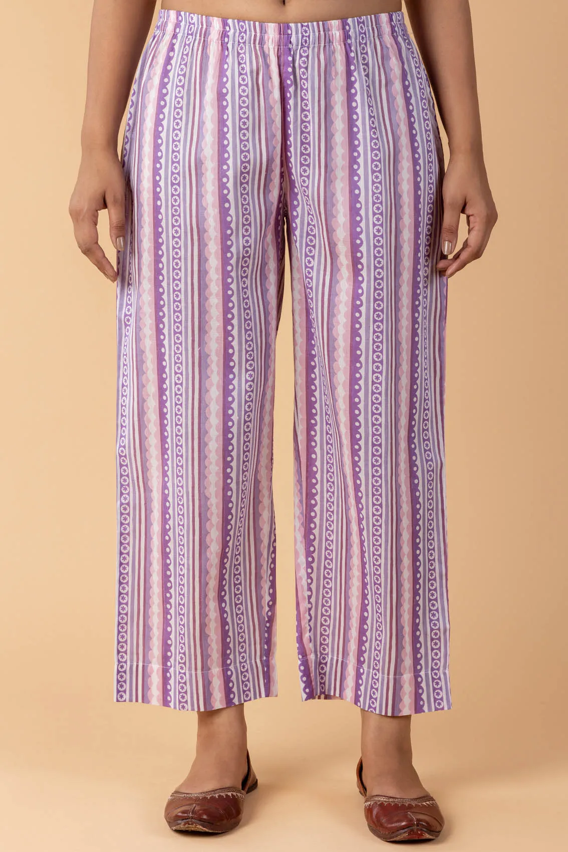 Lavender Border Trousers